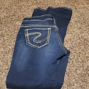 Ladies silver suki jeans